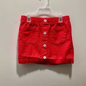 Girls bright pink skirt